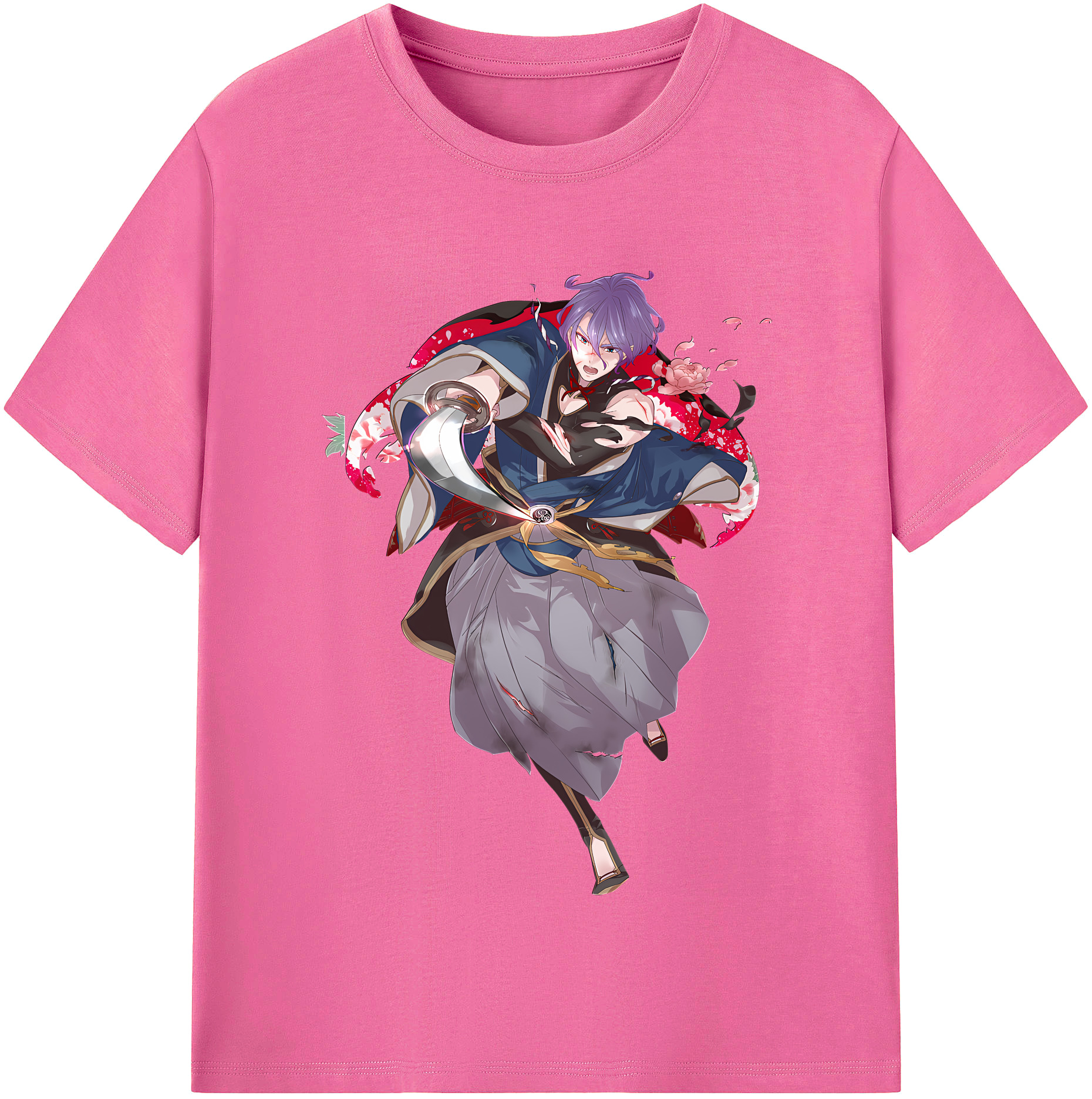 （画像用） 刀剣乱舞 Touken Ranbu レディースカジュアルプリントTシャツ（綿100％）